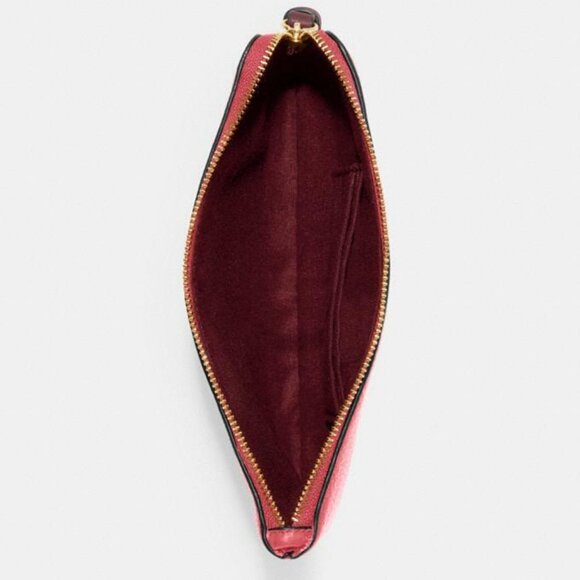 Coach Bag Vintage Vanilla Cream Zip Wristlet Horse Carriage Leather Handbag NEW - Picture 9 of 9